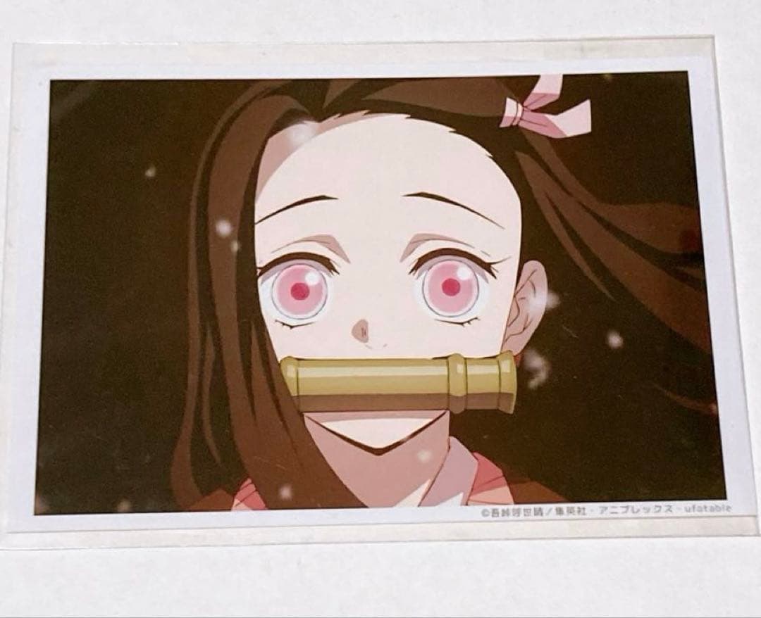 鬼滅の刃 ufotable Cafe ブロマイドくじ 場面写 OP 竈門禰豆子-配送料込