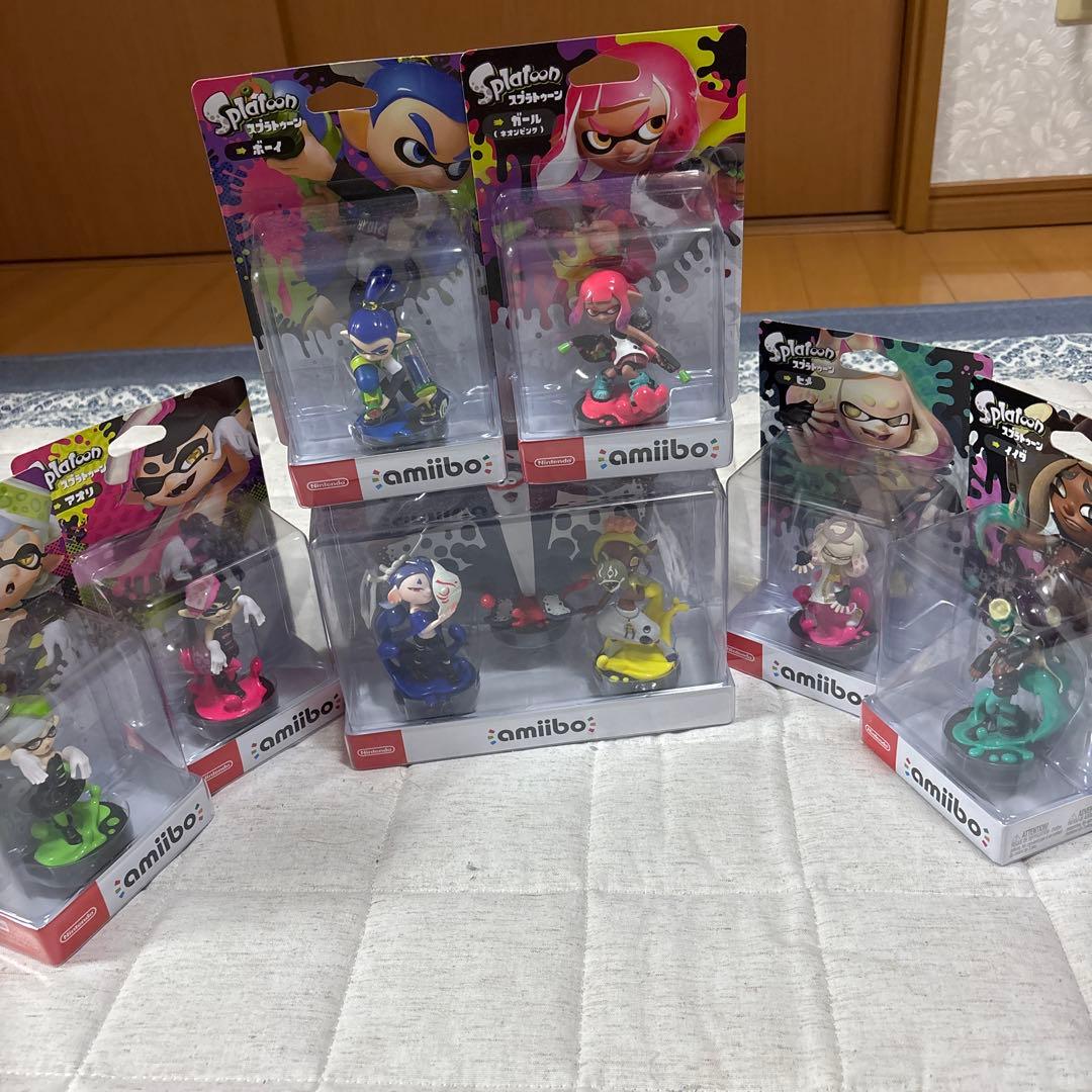 Splatoon amiibo フィギュア 9体セット 新品未開封