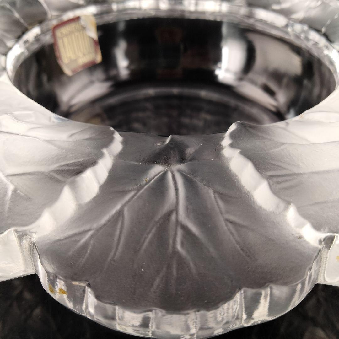 P331 ルネ・ラリック クリスタル フロストガラス 花弁 器 箱付 - メルカリ