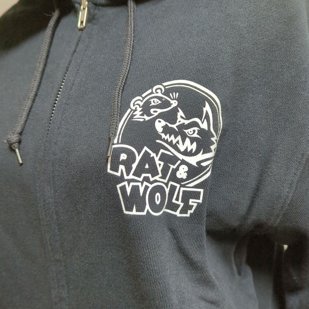 マンウィズ パーカー FWAMロゴパーカー(ブラック×ホワイト) | MAN WITH