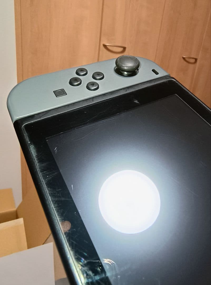 Switch ニンテンドースイッチ本体　グレー箱付き付属品付2018年