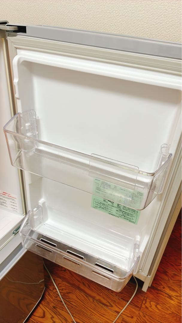 2ドア 三菱ノンフロン冷凍冷蔵庫 MR-P15T-S 146L