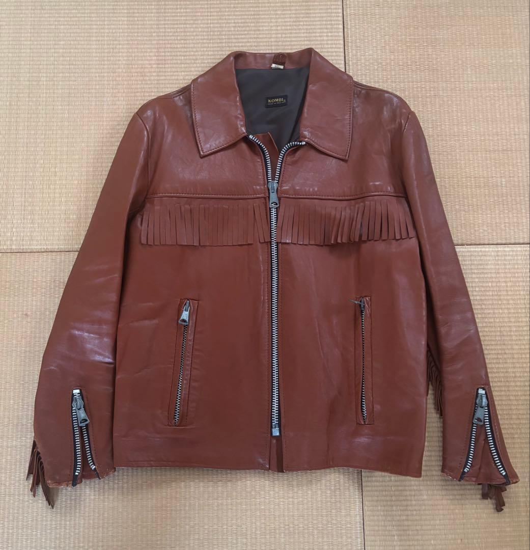 極美品 ハーレーダビットソン シングル ライダース レザー スカル