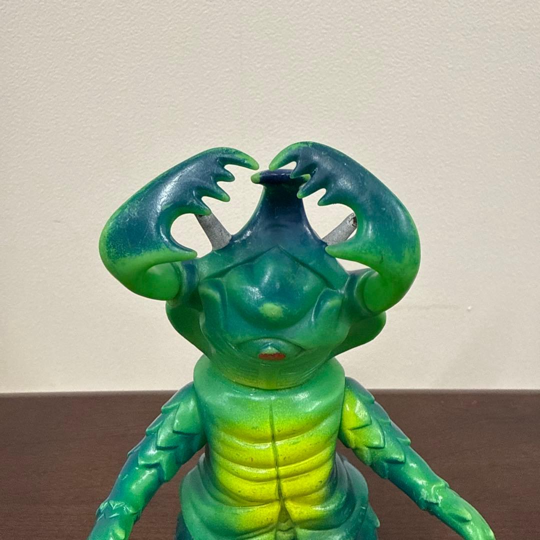 当時物　マルサン　怪獣　アントラー　ソフビ