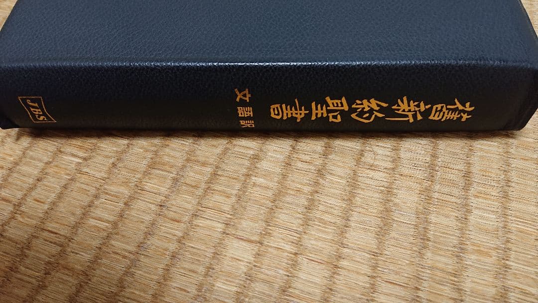 文語訳聖書 舊新約聖書 革装 三方金 大型