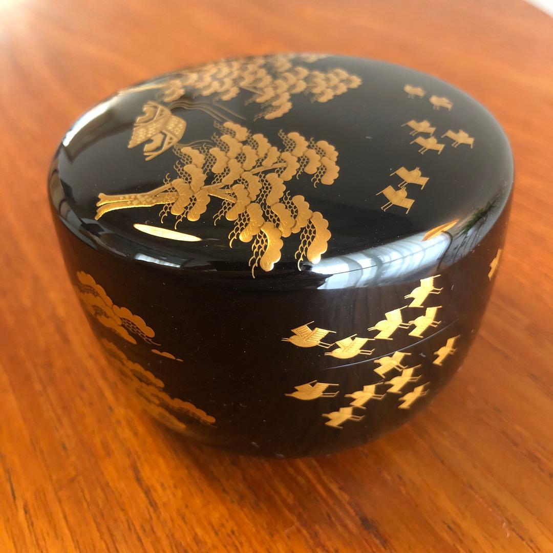 茶道具 平棗 一斉 金蒔絵