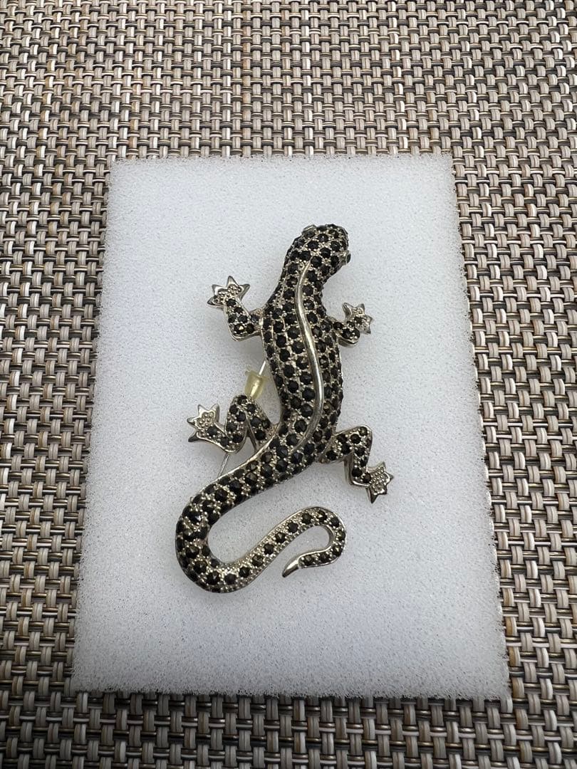 トカゲ ブローチ 008