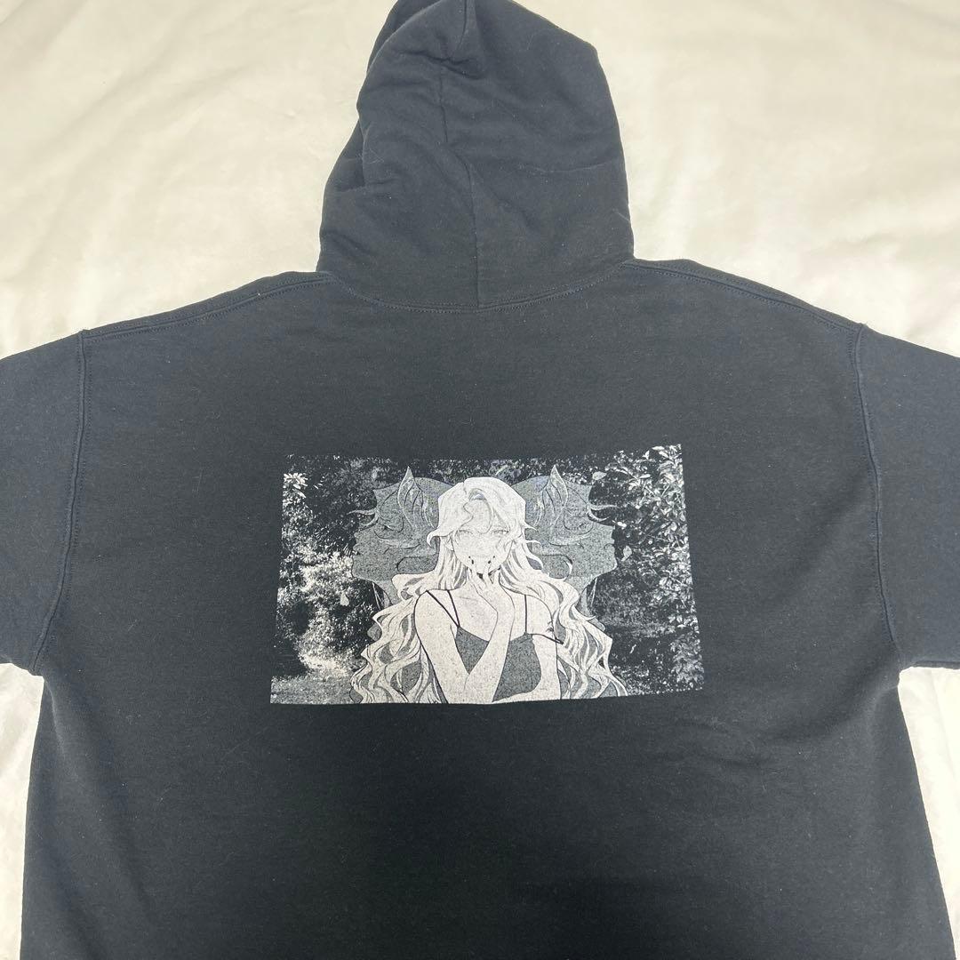 紐なし BOOTH syudouフラミンゴパーカーBLACK L