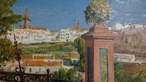 美術品佐原光画伯の油絵F6号真作