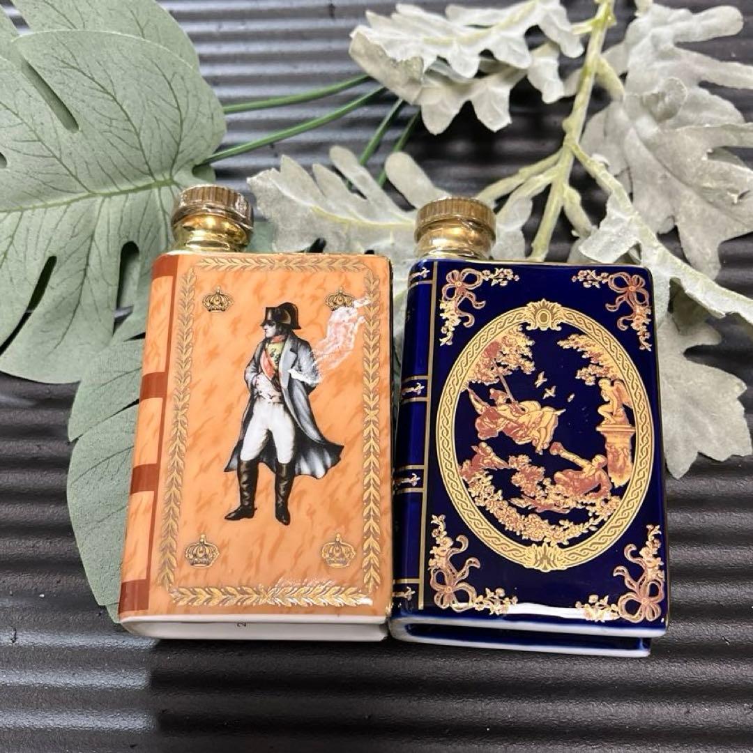 CAMUS NAPOLEON未開封と未開封2本セット カミュブックミニボトル2種