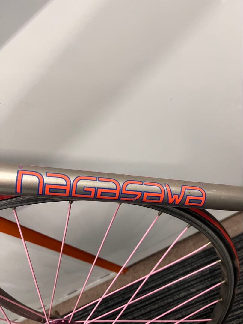 ［引き取り希望］Nagasawa シングルスピード　フレームと前後ホイールセット
