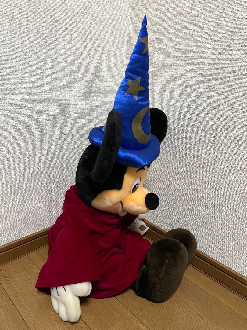 ミッキーマウス ぬいぐるみ 魔法使いの弟子 ファンタジア 大きめ 特大