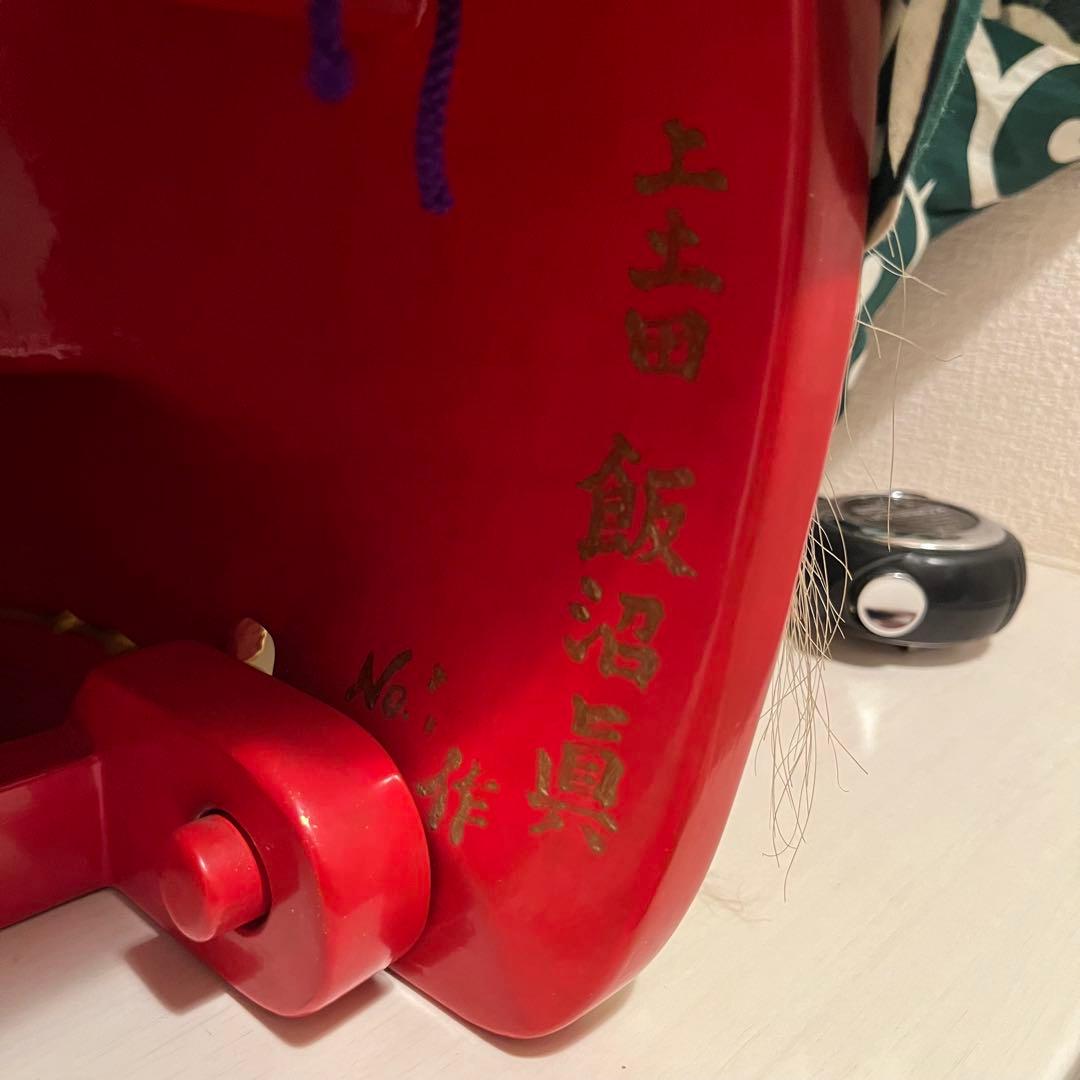 希少品 獅子舞 獅子頭 木彫 金彩 珍品