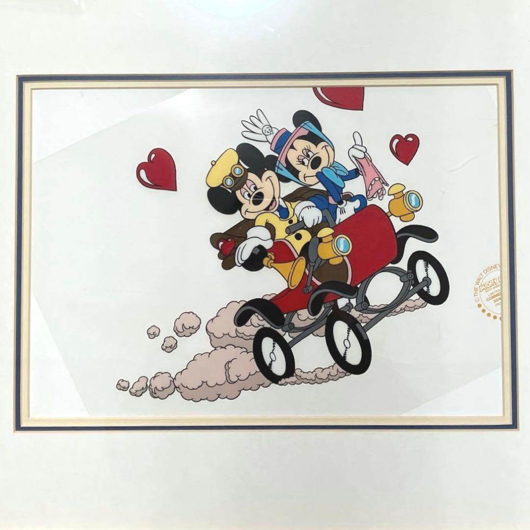 DISNEY ディズニー セル画 セリグラフミッキー&ミニー サンデー