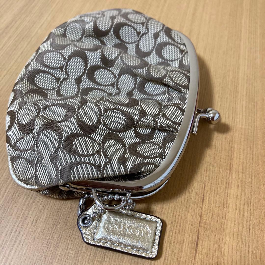 COACH モノグラム がま口型財布（ケース）希少 レア物