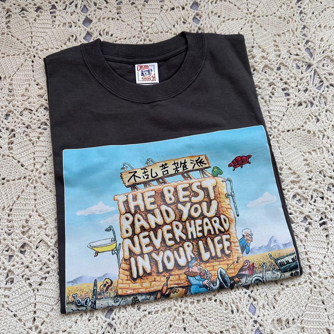 希少☆フランクザッパ☆バンドTシャツ☆グレー☆Lサイズ☆ツアーTシャツ