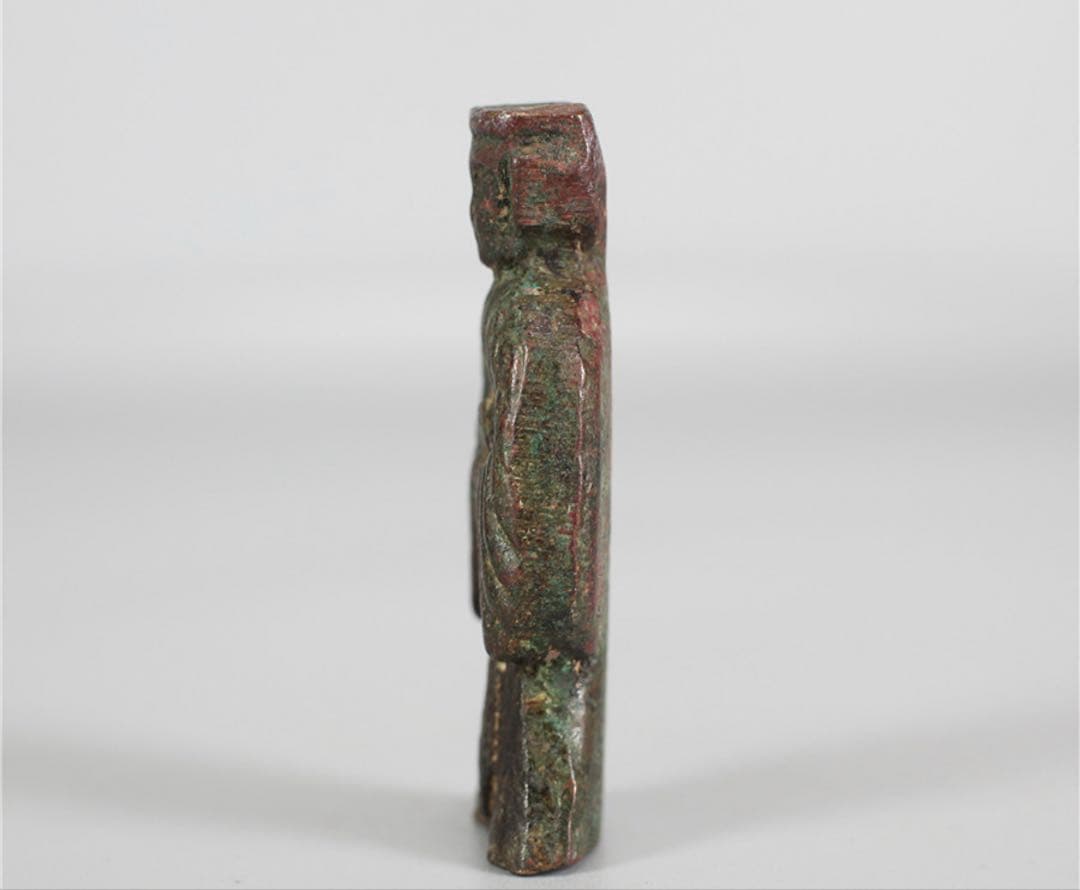 中国 明時代 道教像 金銅仏 道教 不老長生 風水 仏像 仏教美術 骨董 古