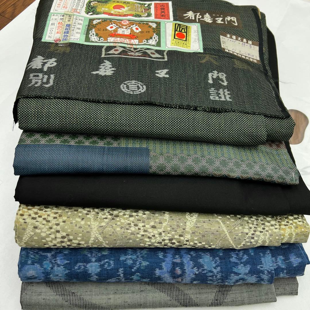 largo様 全て紬 本場泥大島・絵絣・民藝紬など リメイク等 - メルカリ