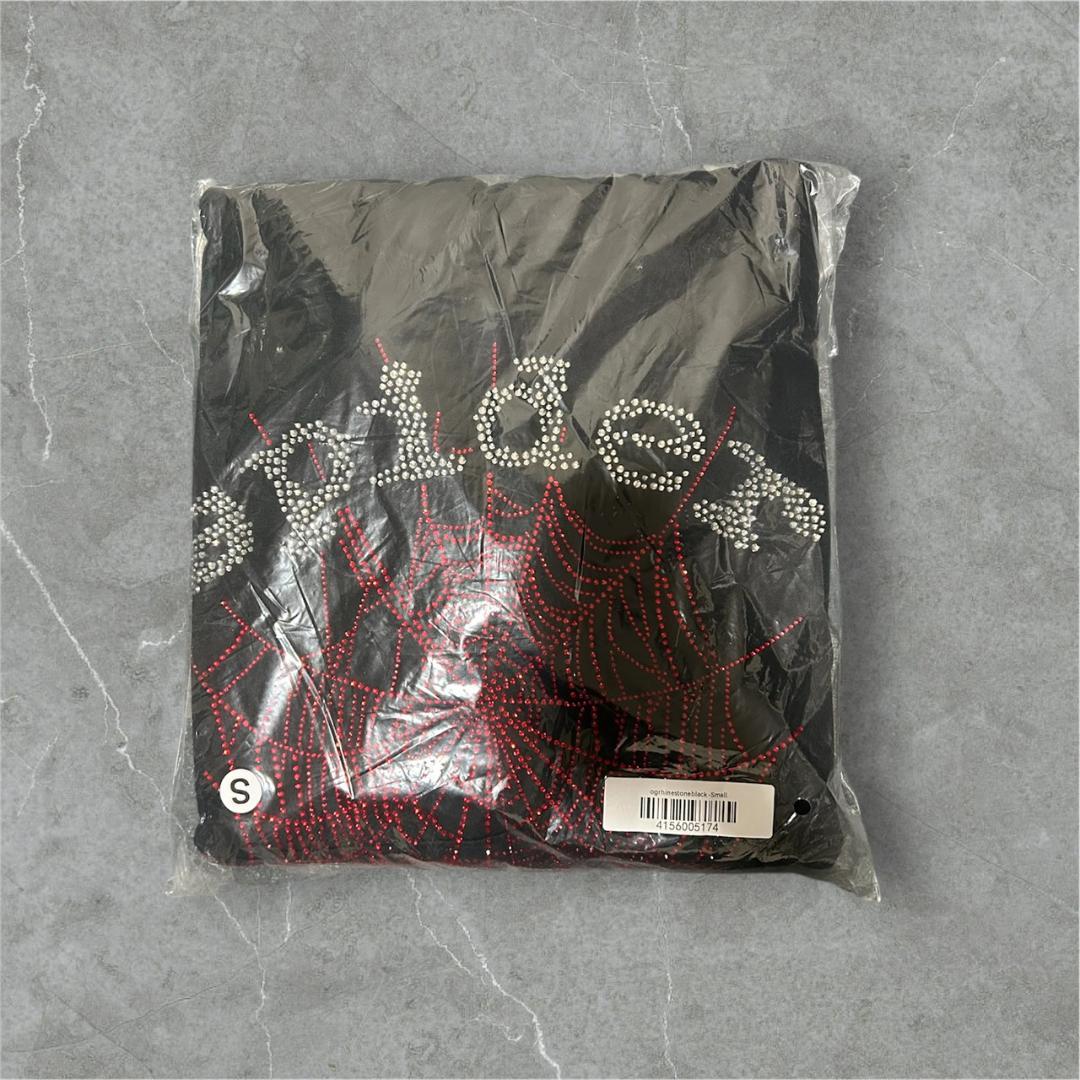 sp5der スパイダーパーカー　ライトストーン