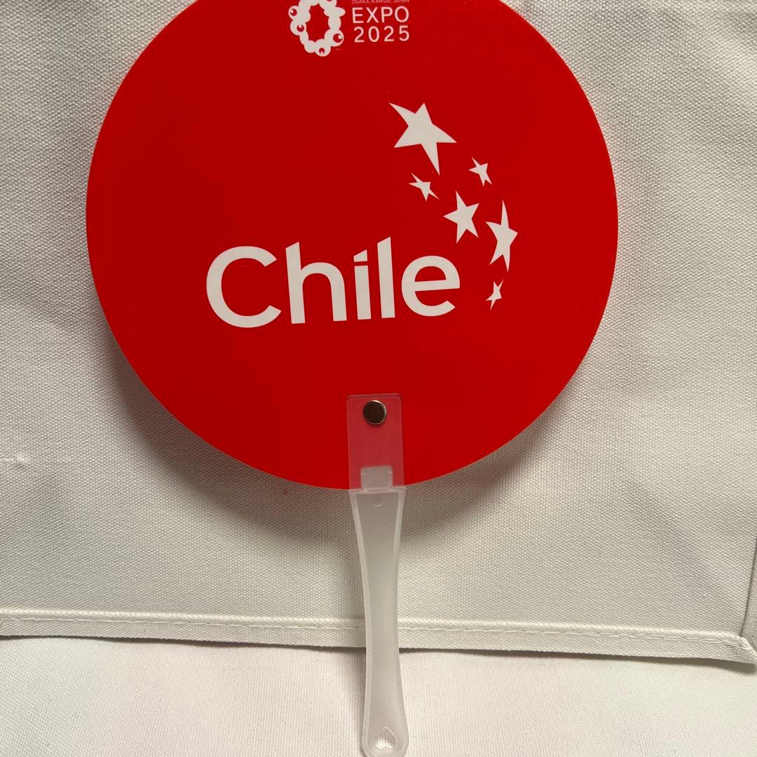 非売品EXPO チリ トートバック2種類 ノート 風車 うちわもセット