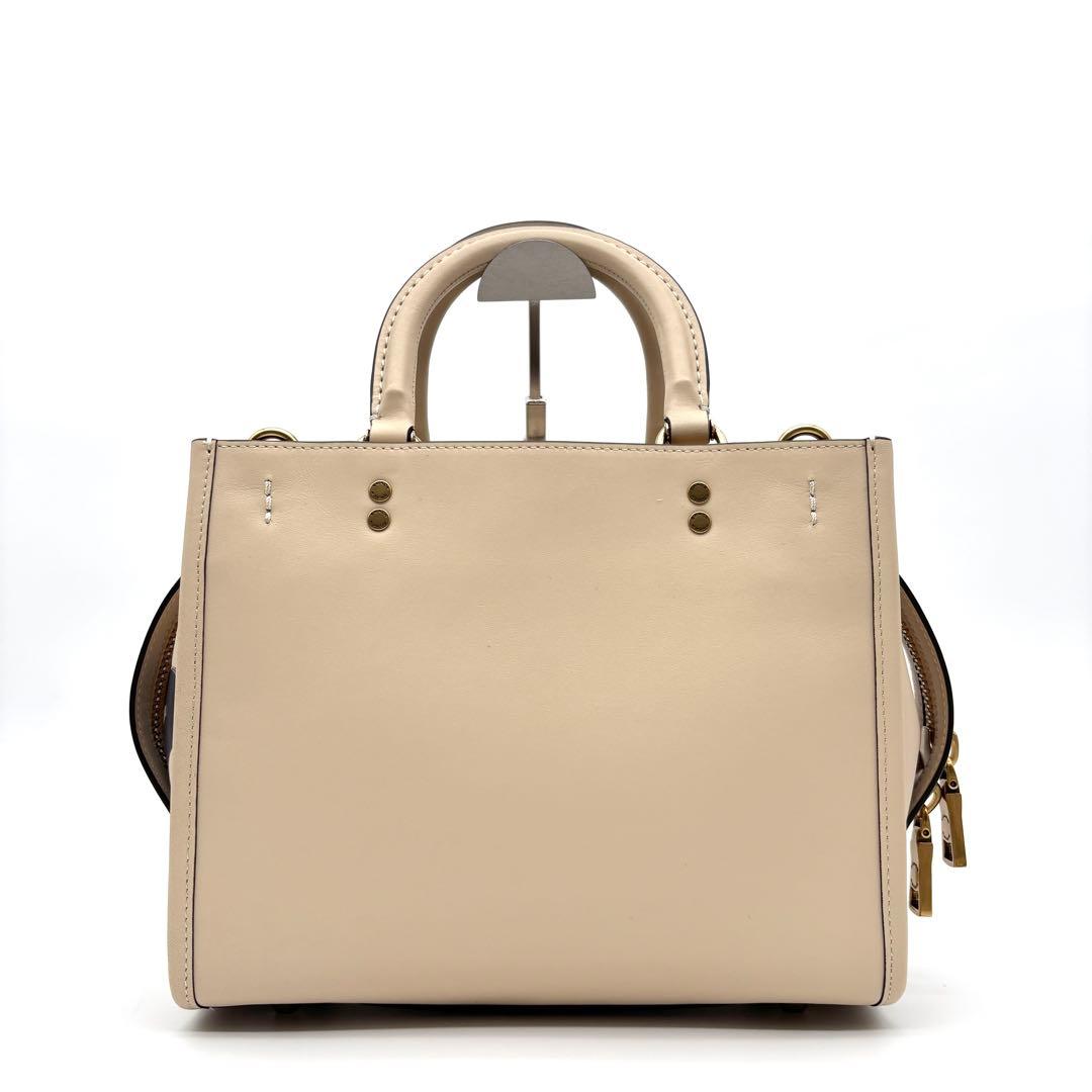 未使用に近い コーチ 2way ローグ トムウェッセルマン リップ柄 バッグ