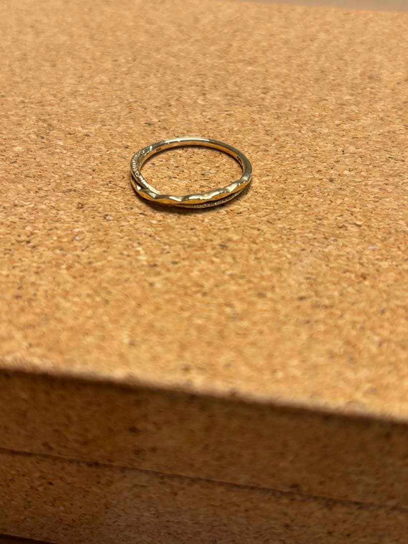 agete K10デザインリング