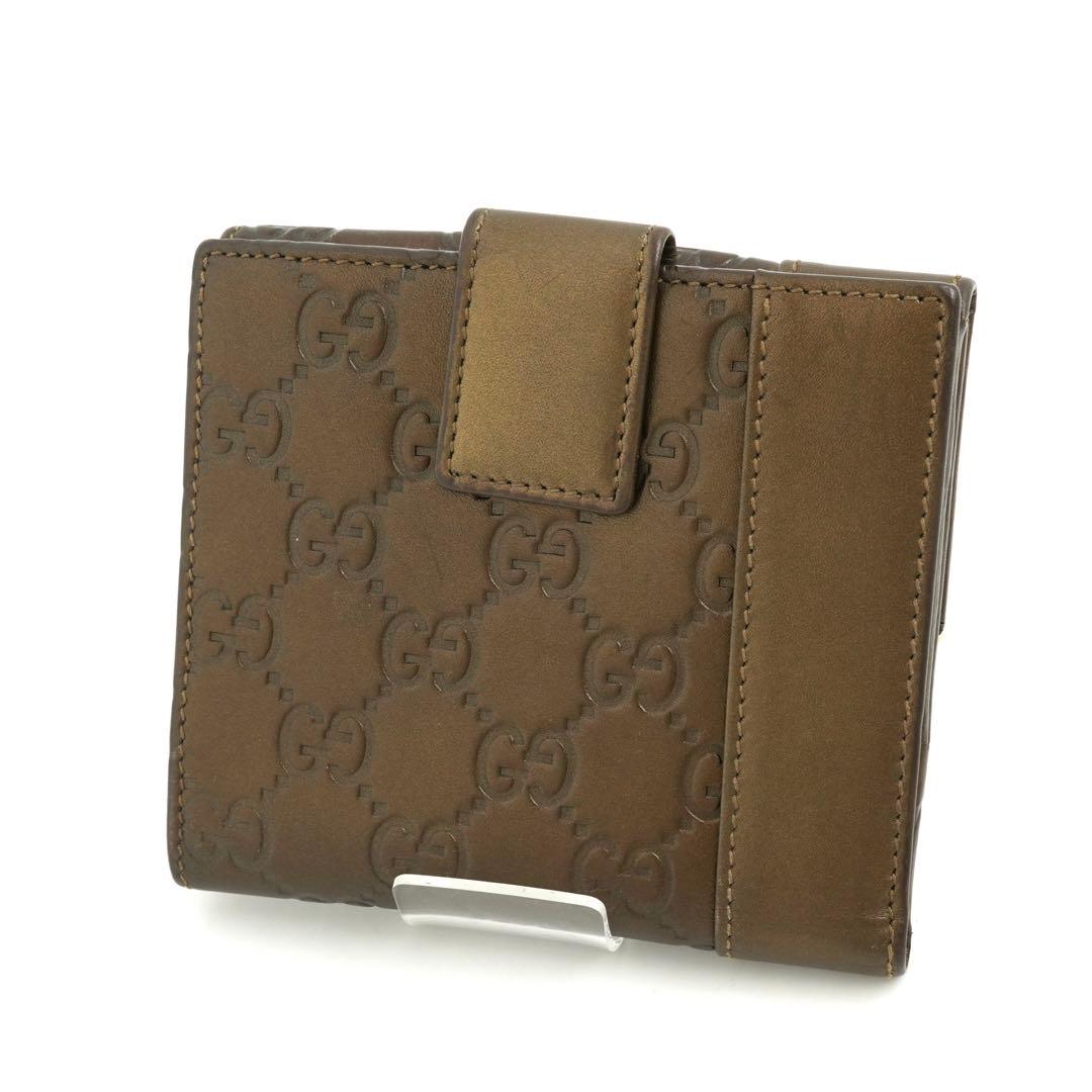 ✨未使用に近い✨GUCCI ミニ財布インターロッキングGG柄GGライン
