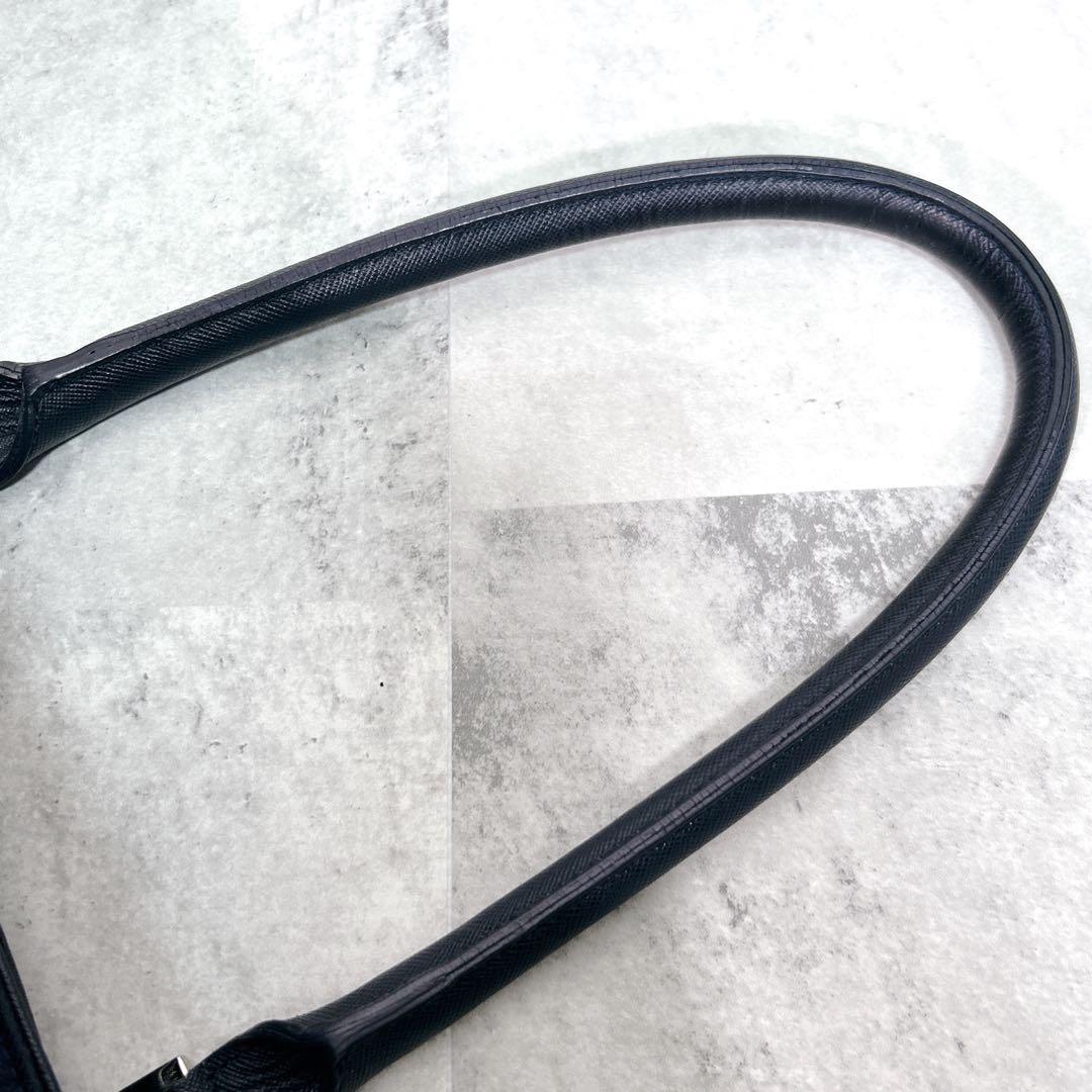 PELLE MORBIDA ペッレモルビダ キャピターノ トートバッグ A4 紺