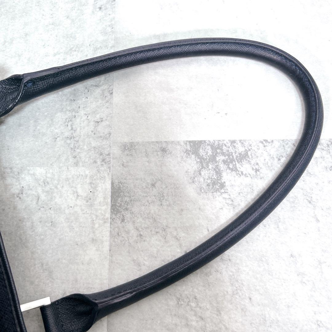 PELLE MORBIDA ペッレモルビダ キャピターノ トートバッグ A4 紺