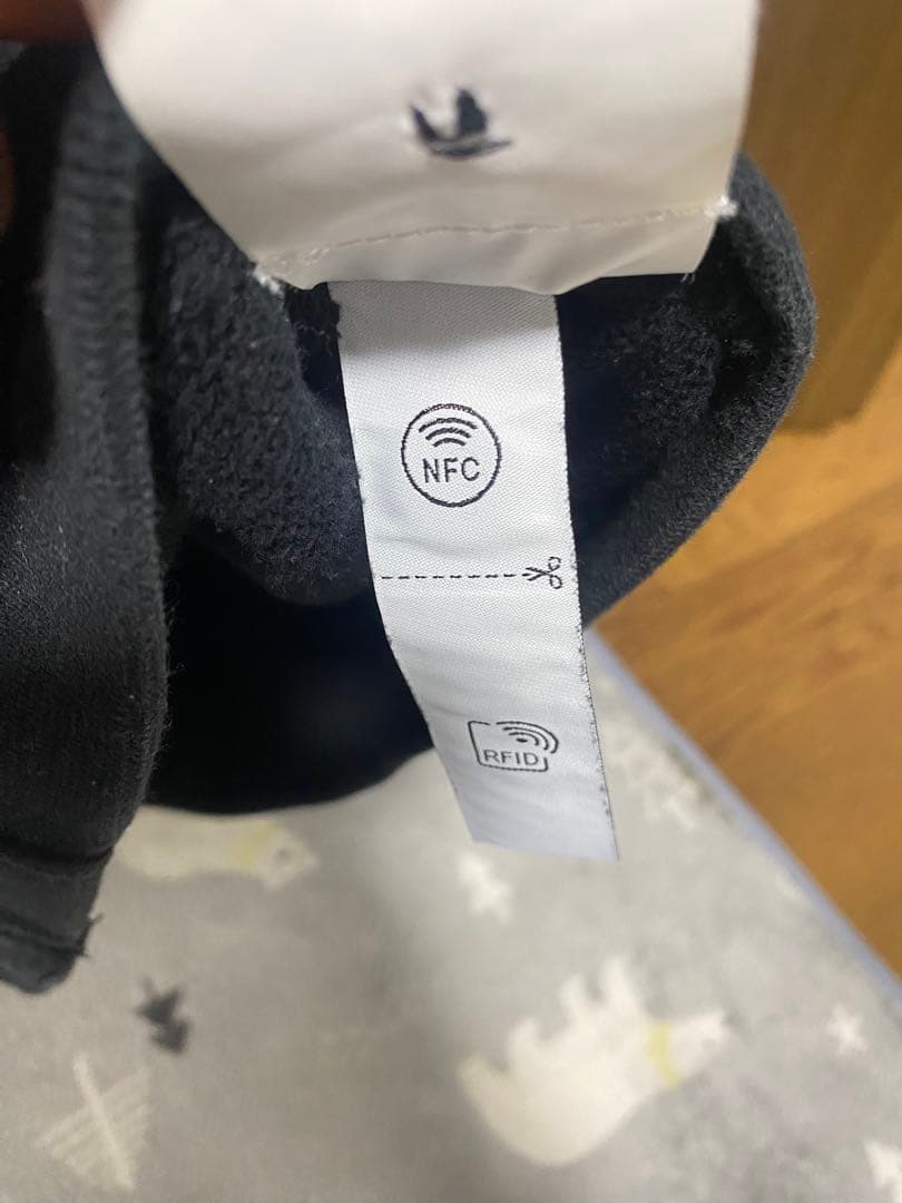 STONE  ブラック フルジップ フーディ M