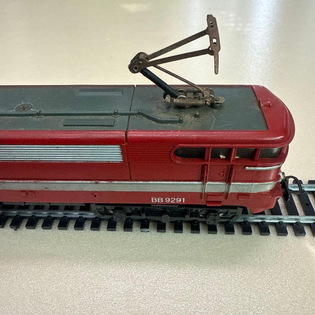 リマ製　赤い電気機関車 HOスケール パンタグラフ付き