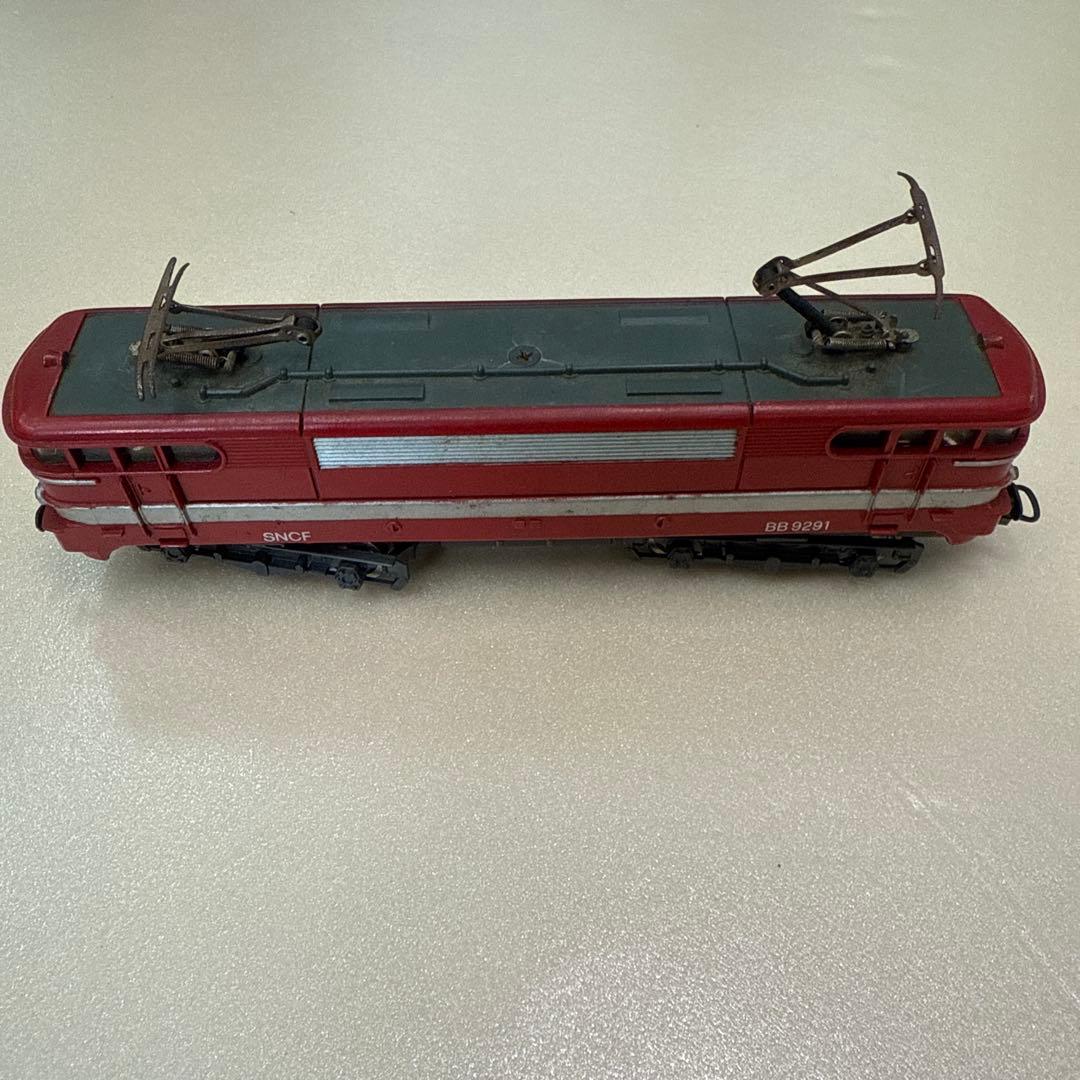 リマ製　赤い電気機関車 HOスケール パンタグラフ付き