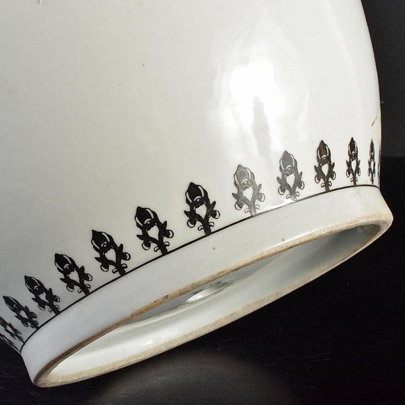 中国 中国景徳鎮制造款 粉彩 漢詩花鳥文 大鉢 F R5829B - メルカリ