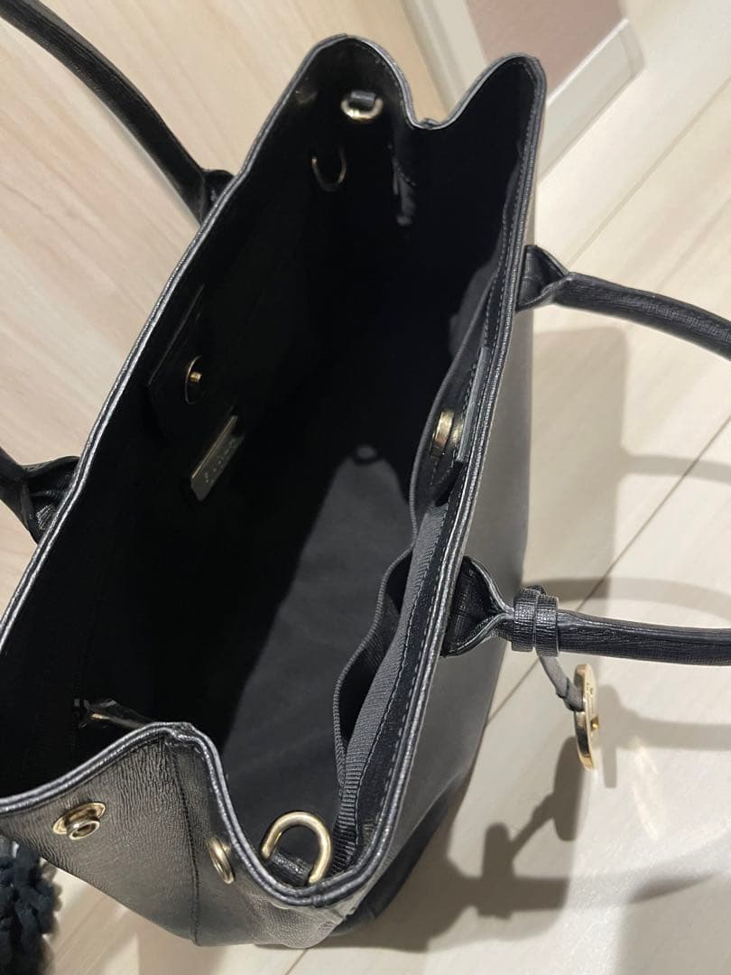 美品 FURLA 2way ショルダーバッグ ハンドバッグ トートバッグ 大容量