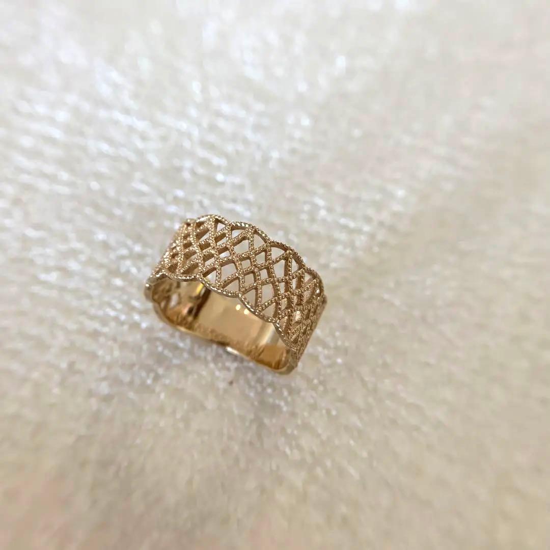 ルキナ K10 PG ピンクゴールド リング