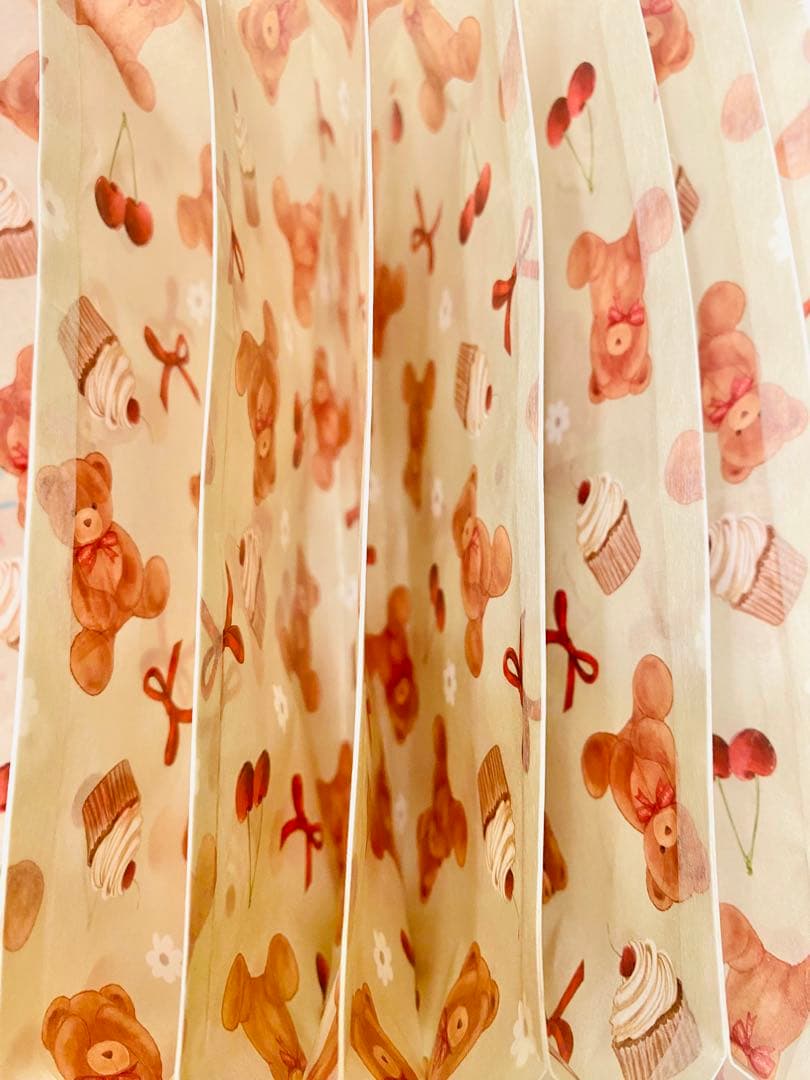 おすそ分けファイル　蛇腹ファイル　セット販売　紙モノ　コラージュ　メモ