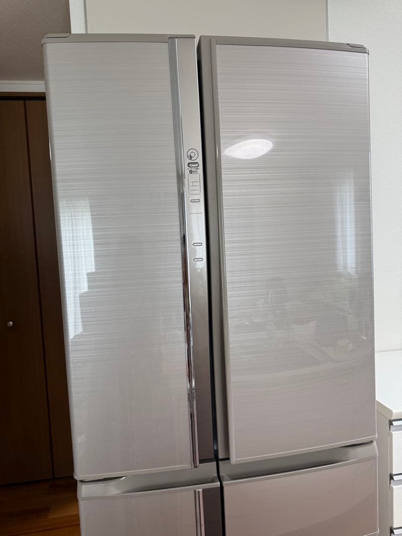 中古】三菱 435L フレンチドア冷蔵庫 即決 中古冷蔵庫・冷凍庫