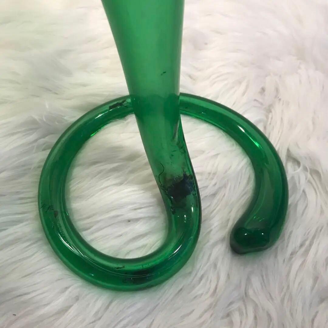超希少品 】70's STIVER ITALY 大型 花瓶 クリスタル 緑 - メルカリ