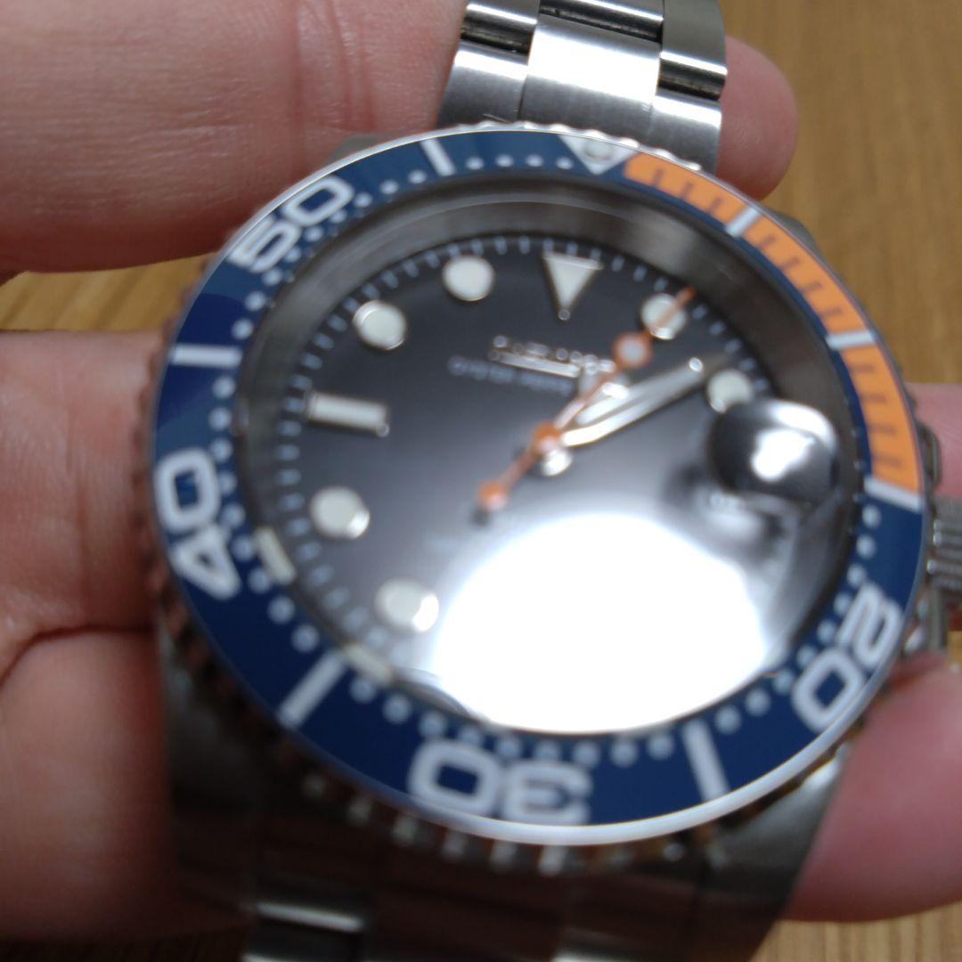 カスタム MOD NH35 バイカラーベゼル 自動巻き オリジナル