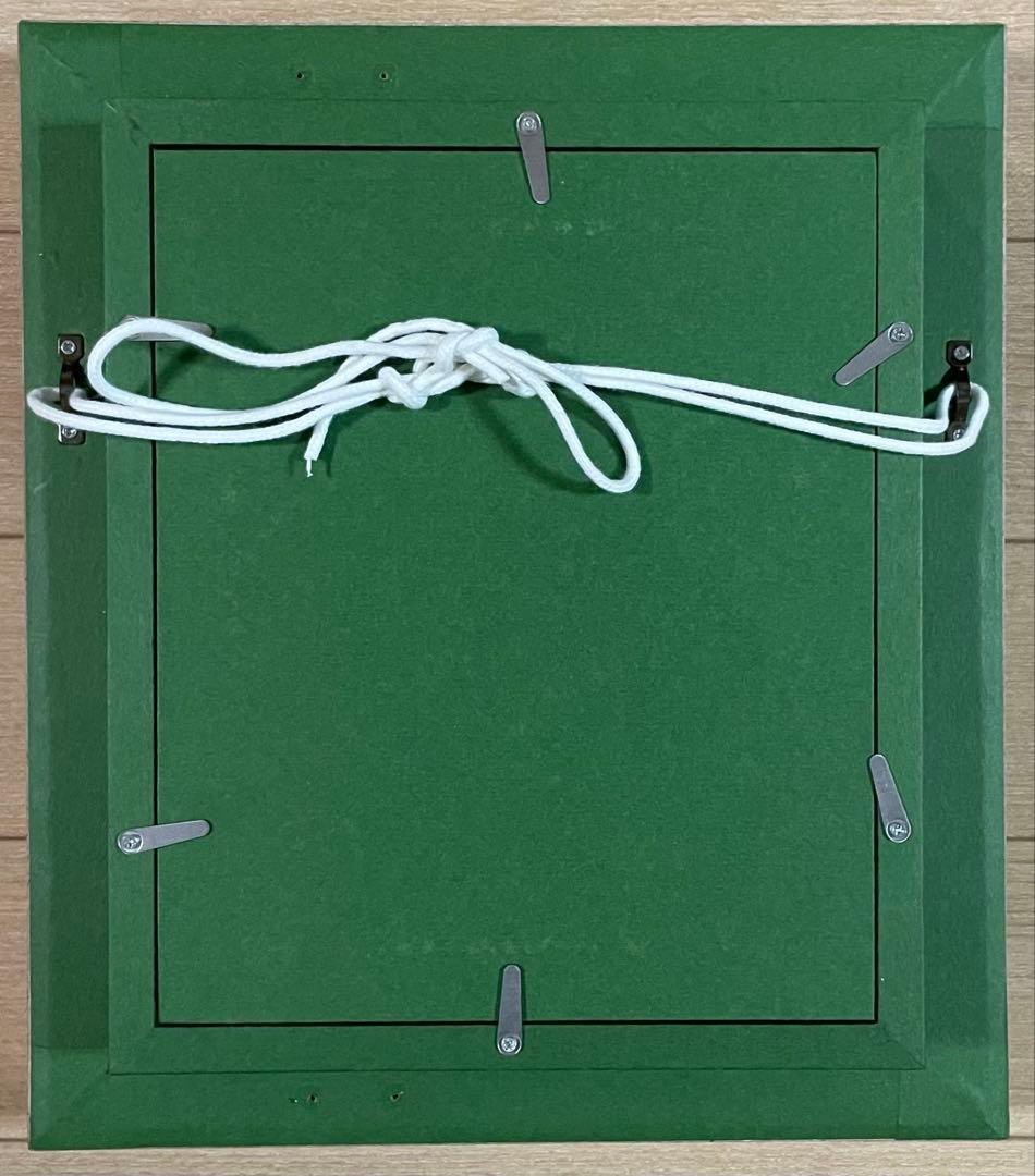 織田廣喜 少女 ガラス絵 共シール 二科会理事長 0号 e919