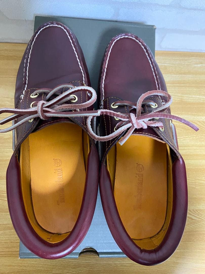 TIMBERLAND レザー デッキシューズ モカシン