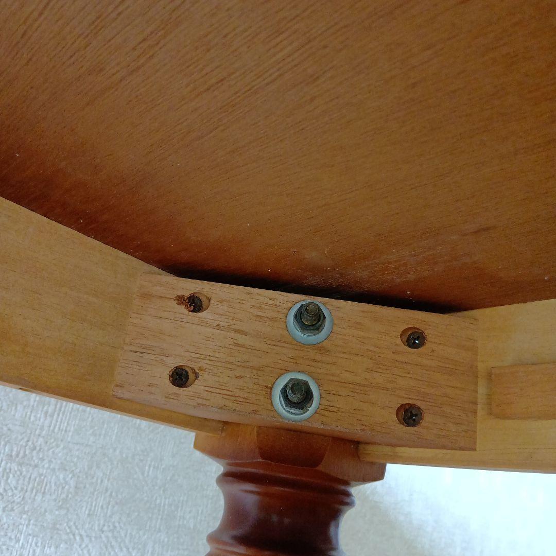 マルニ木工 地中海 片バタ式ダイニングテーブル 15万 伸長式