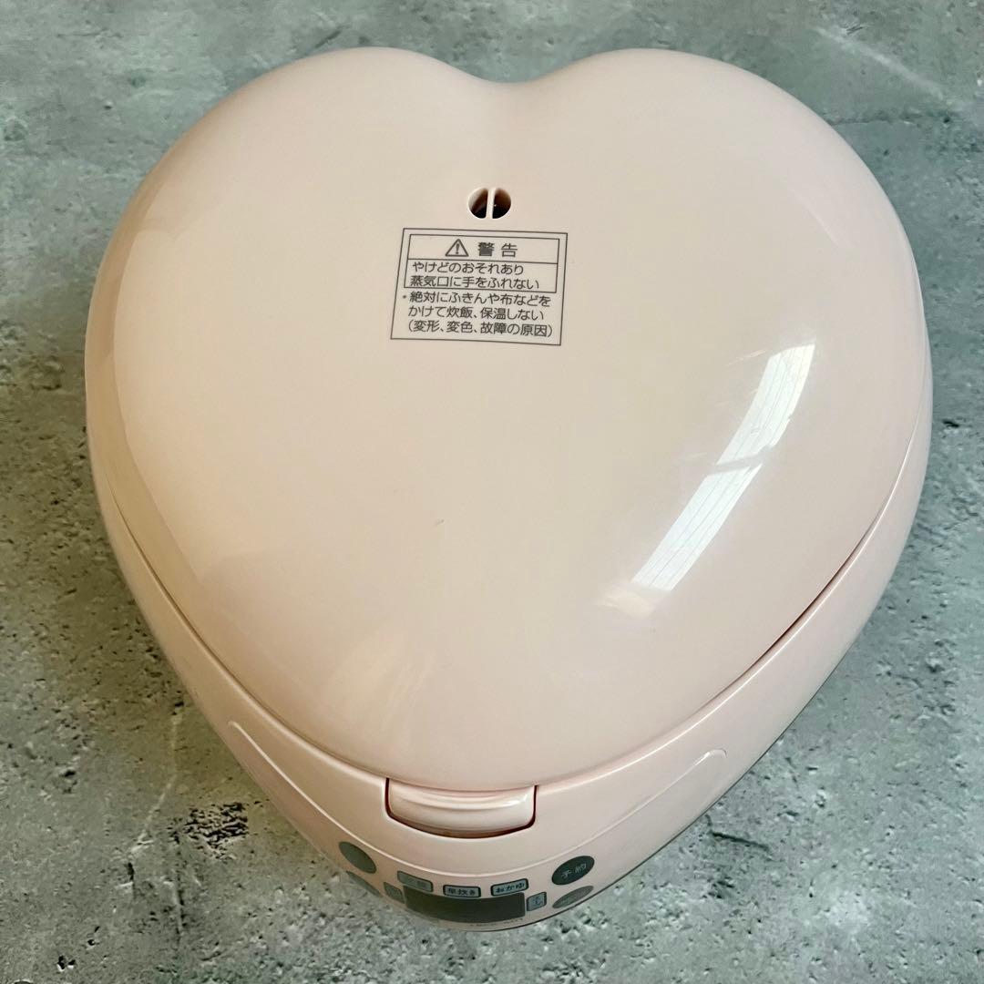 ハート型ピンク炊飯器 3.5合