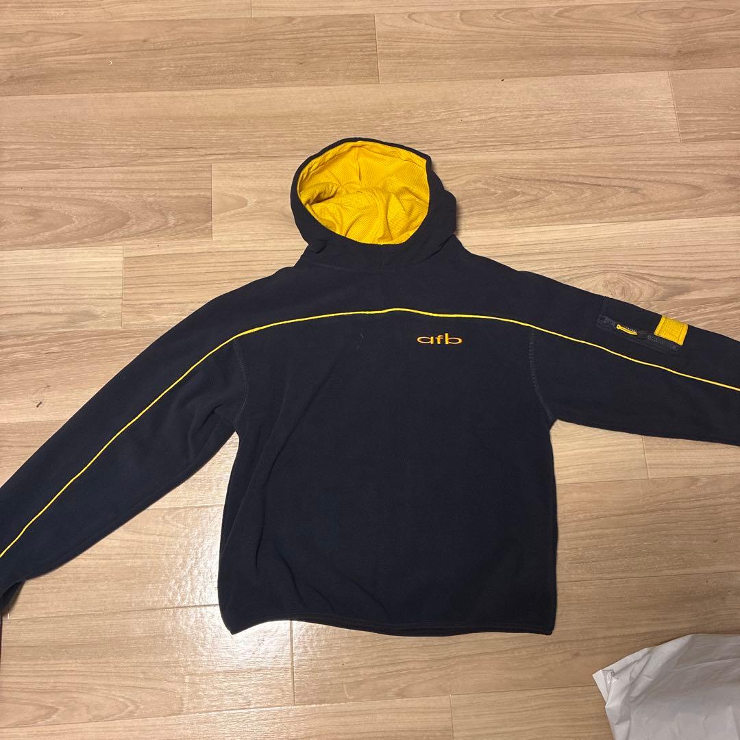 AFB フード付きパーカー M ネイビー