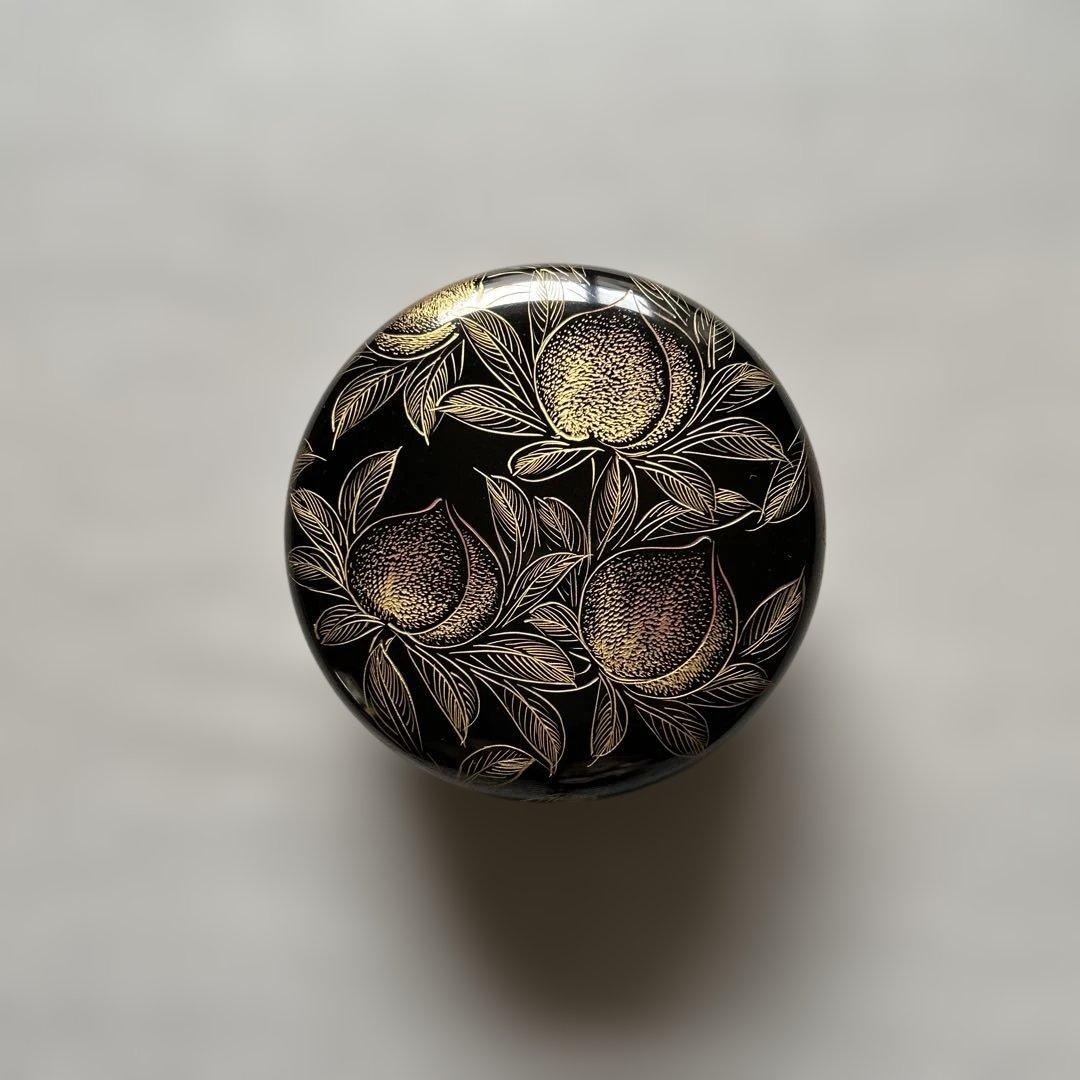 南宋から元、13世紀龍泉窯、青瓷輪花盃五口、桐箱、 美術品