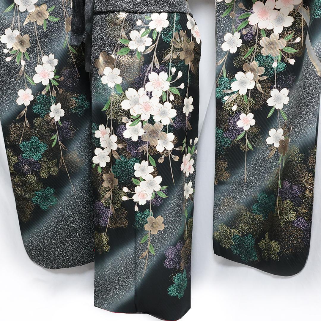 状態良好】 振袖7点セット174cm ◇トールサイズフルセット成人式IY52