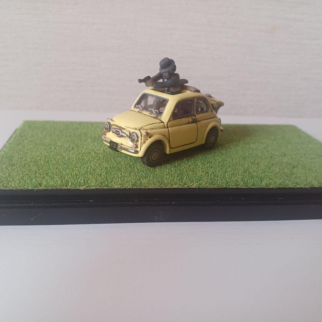 キャラウィールミニカー【ルパン三世フィアット】アクリルケース付