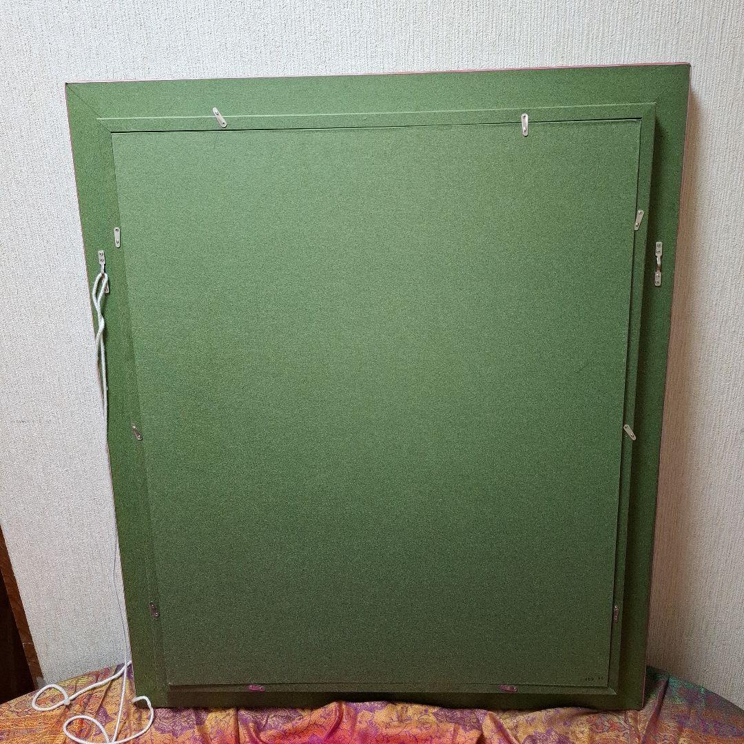 カッコイイ※黒っぽい茶色 油彩額縁 クラシックデザインF15 ひび割れ加工