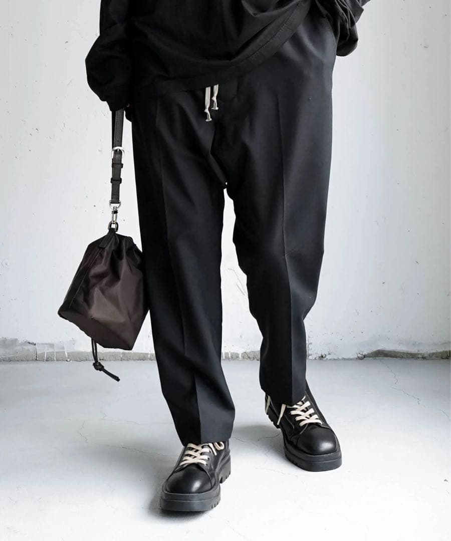 CTHY TECHWOOL BAGGY SARROUEL SLACKS BL 1 - パンツ卸売 通販