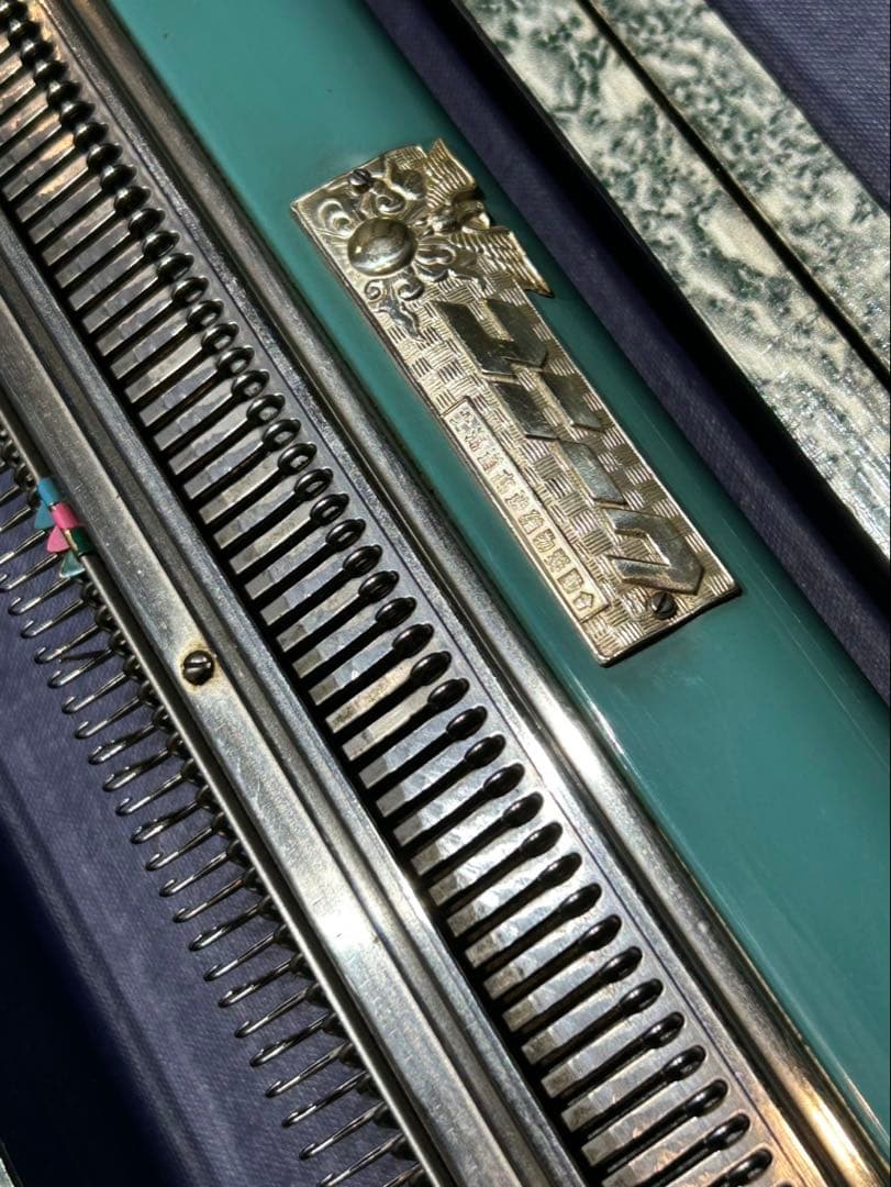 編み機 ユニーク アンティーク 昭和 レトロ 超希少 高速編み機 木箱